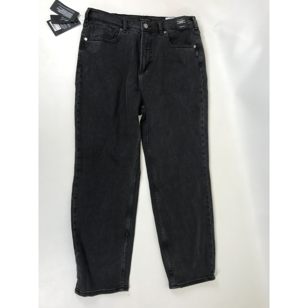 Silver Jeans Co Womens Highly Desirable Slim Straight Gray Size 14W/28‎